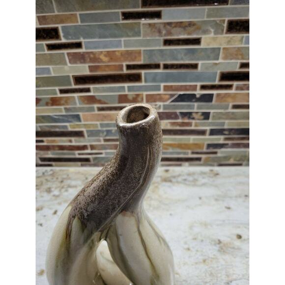 Vintage Vase La Dolce Vita, Reactive Sand Collection, 14.5" Eclectic Decor - Picture 6 of 6